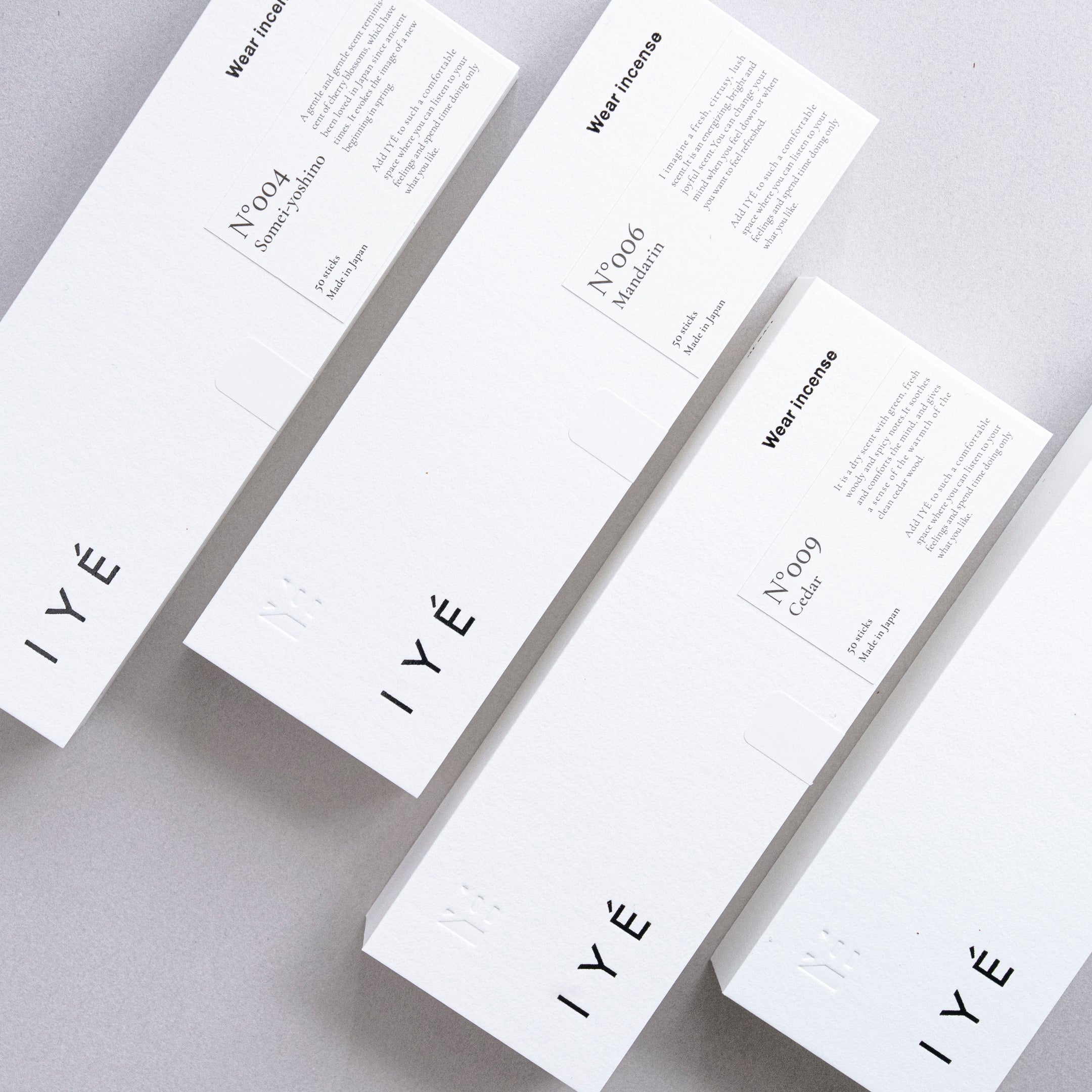 IYÉ incense | 四季を感じる、広がり残る香り