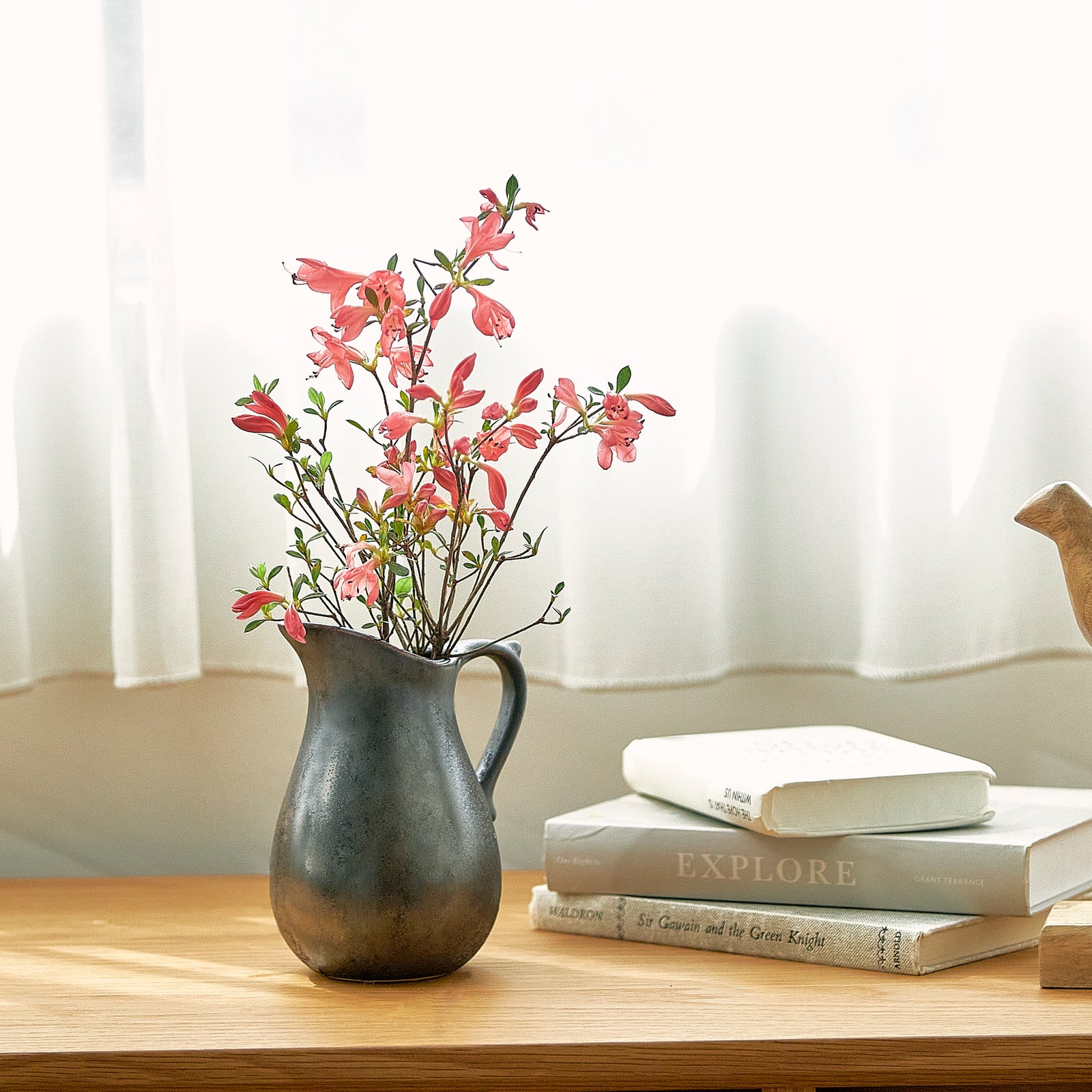 POTE | ぽてっとした水差しタイプの小さめ花器