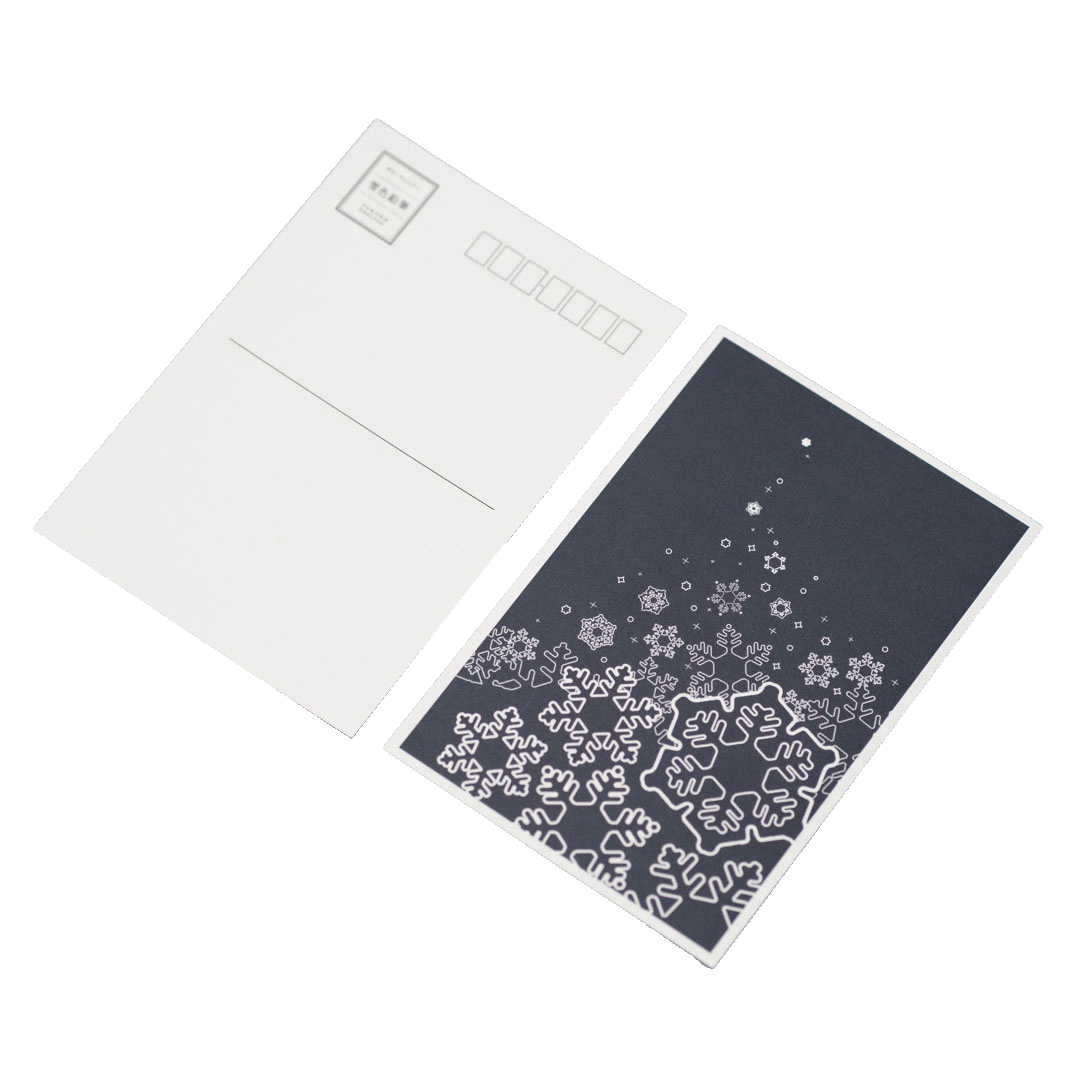 雪色鉛筆 ポストカード | 煌めき映える 塗り絵ポストカード