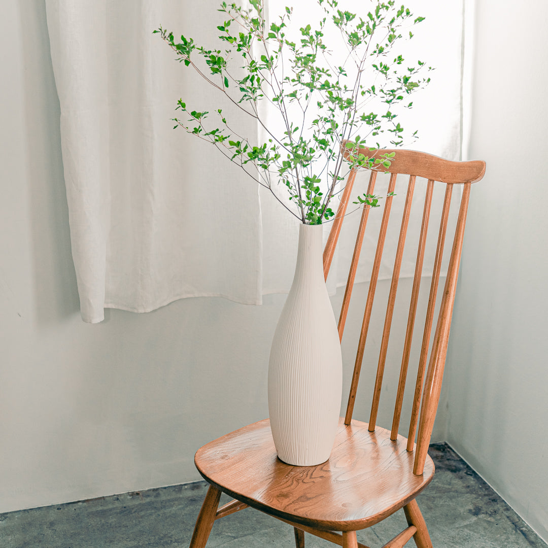 TSURU | 優美で上品、純白の枝もの花器