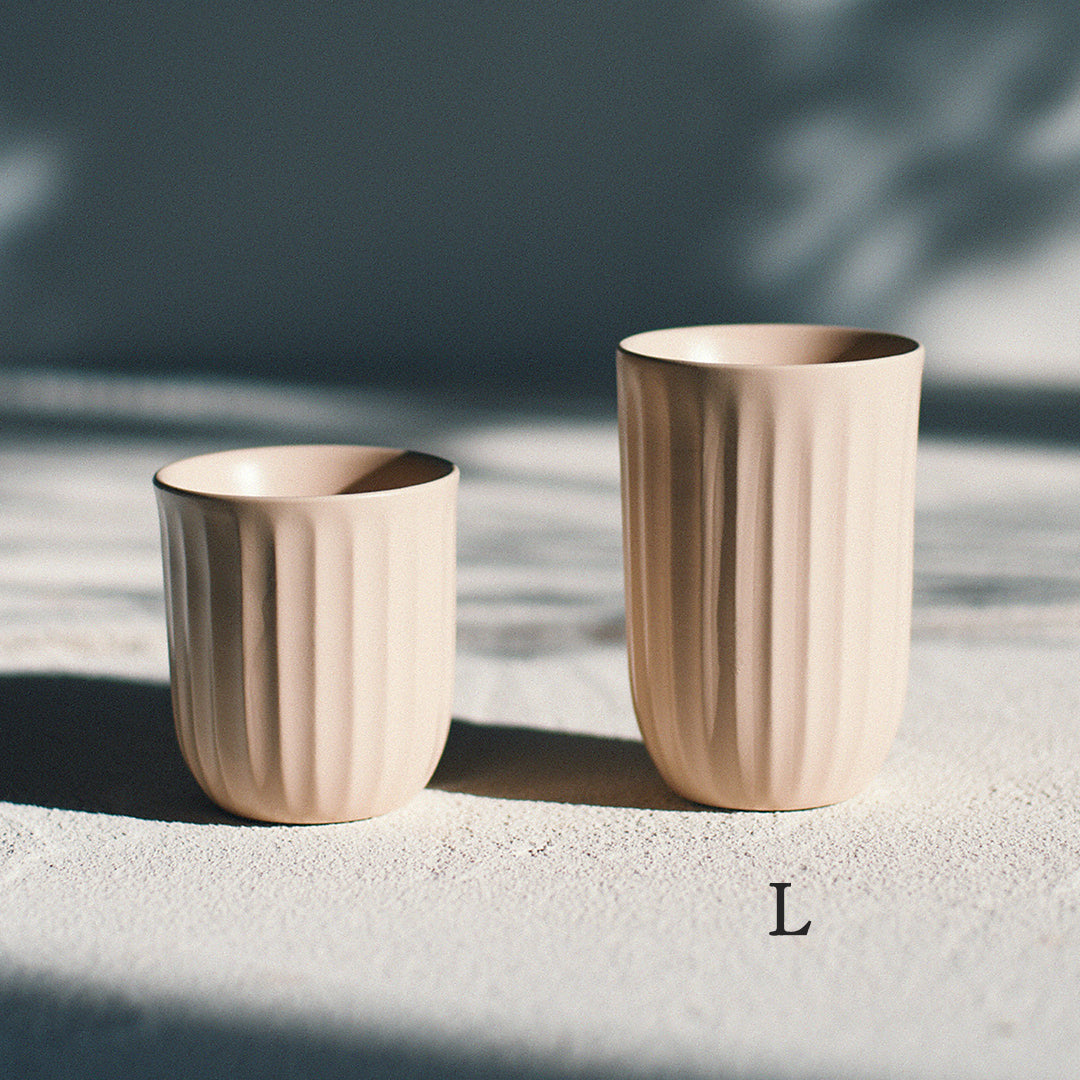 soune cup | 飲みごろをキープする、自然な風合いの有田焼ダブルウォールカップ