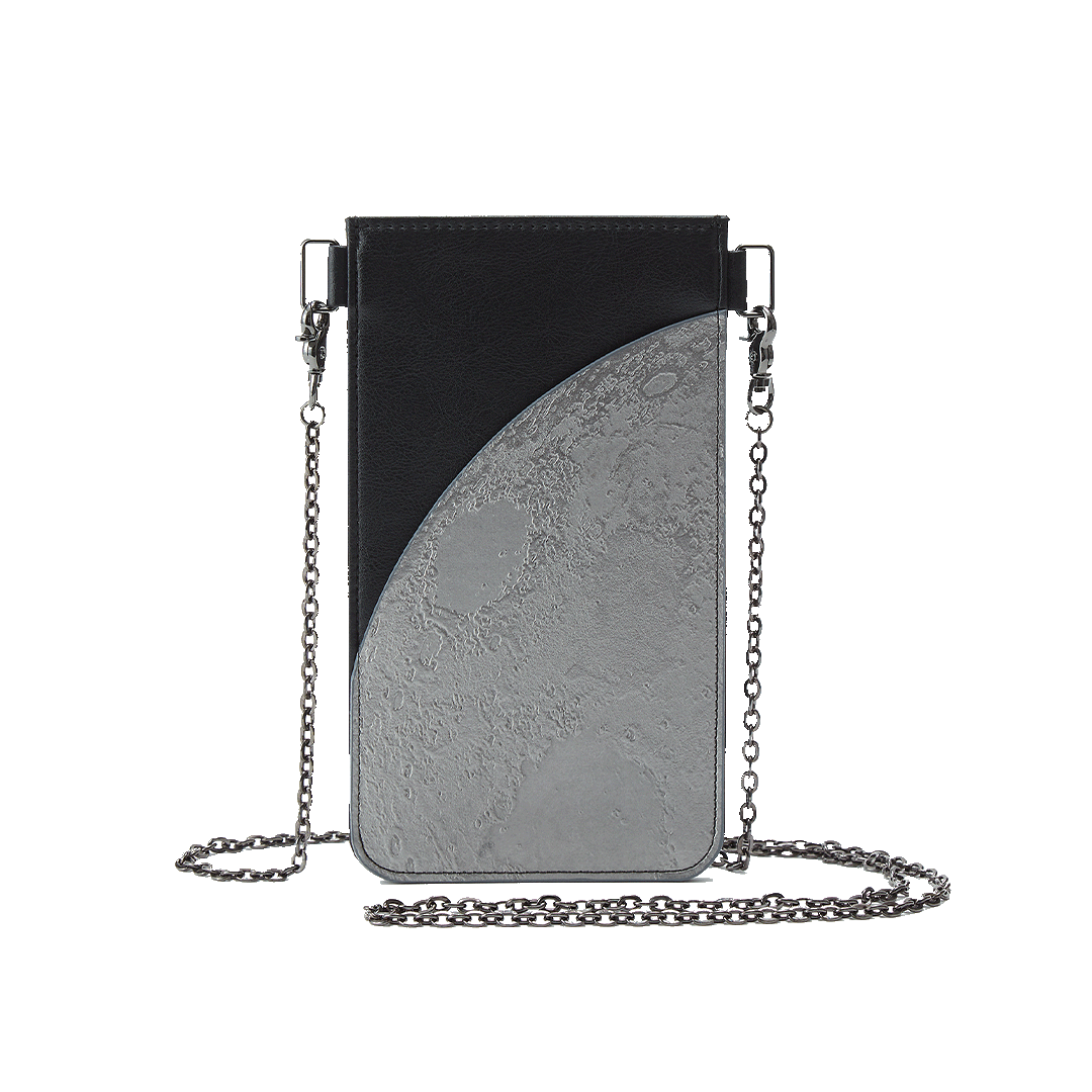 PLANETARIO スマホショルダー ｜ 高精細エンボスで表現した「月」に触れる