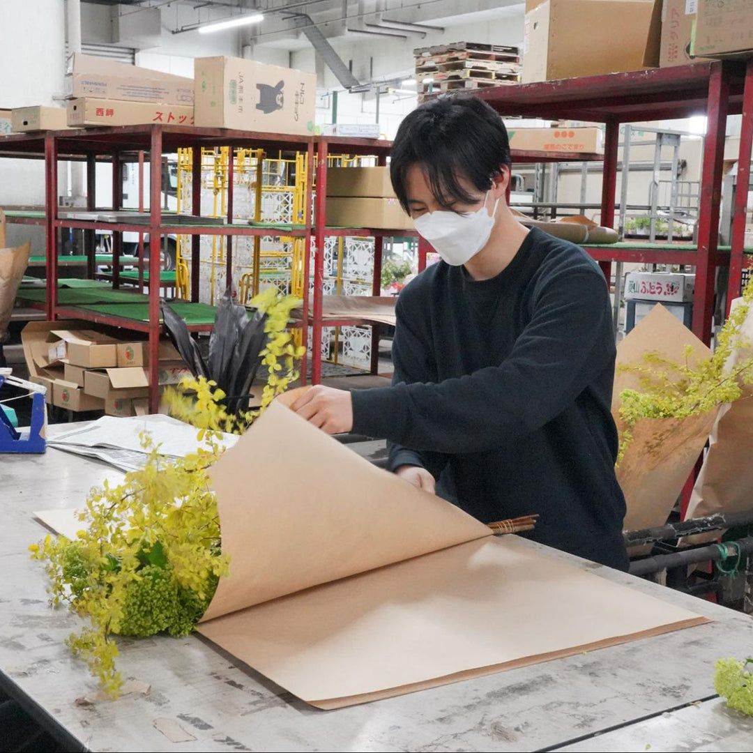 【枝もの定期便 ウラ話】市場での枝もの仕入れからお届けまで