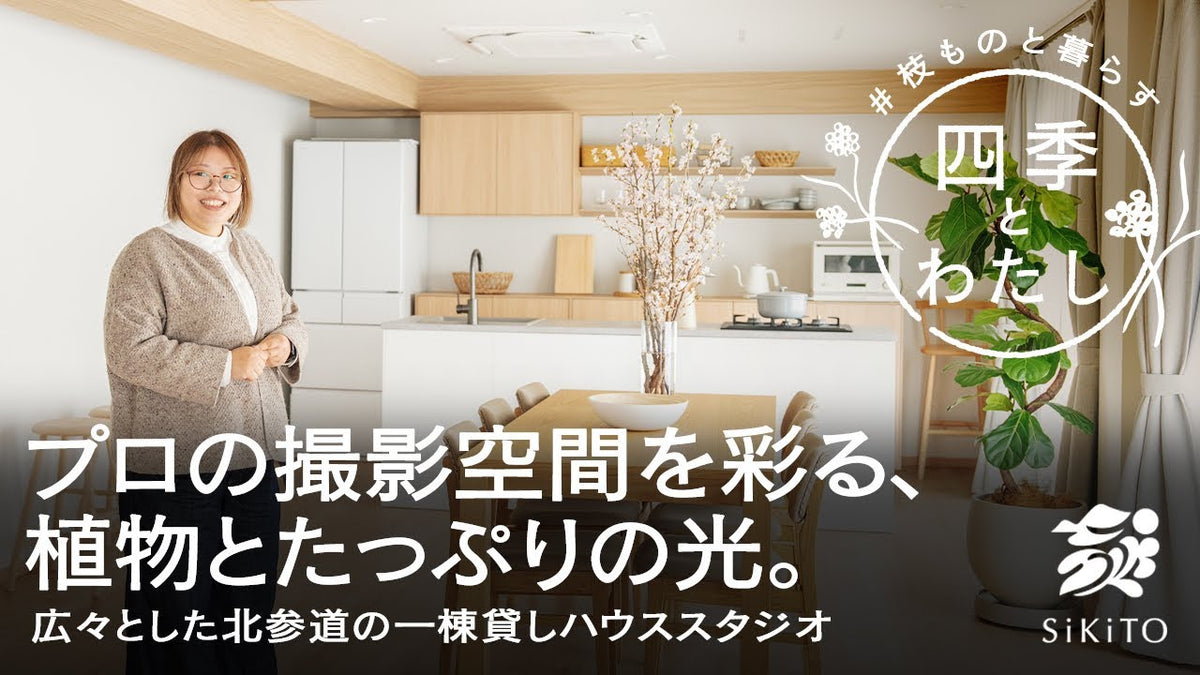 【四季とわたし】開放的な庭と降り注ぐ光。季節感を取り入れた都心の一棟貸しスタジオ空間。