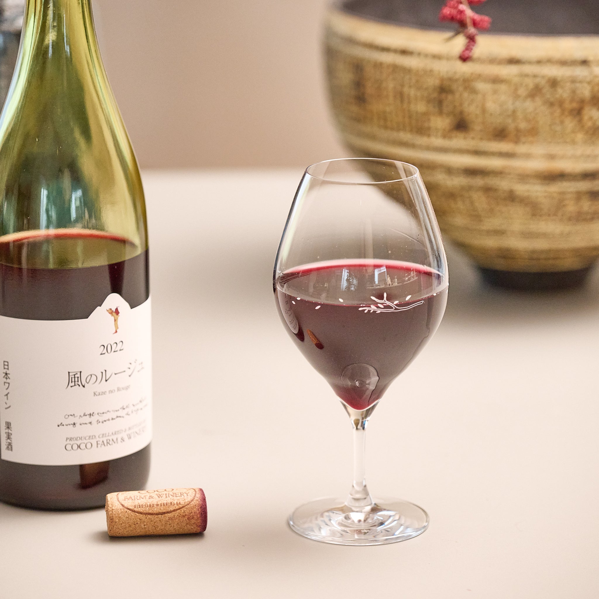 Floating Branch ｜ 枝ものが浮かぶ、SiKiTOオリジナルワイングラス