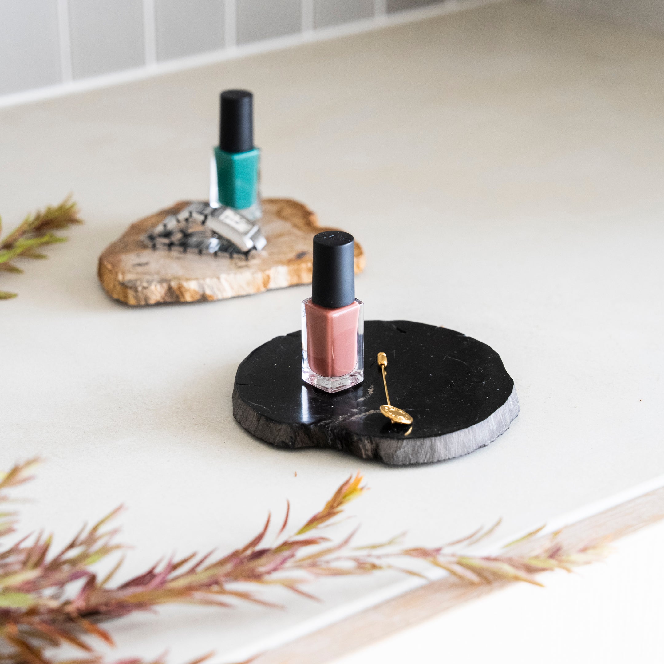 WOOD COASTER ｜ 永い時が育んだ珪化木のコースター