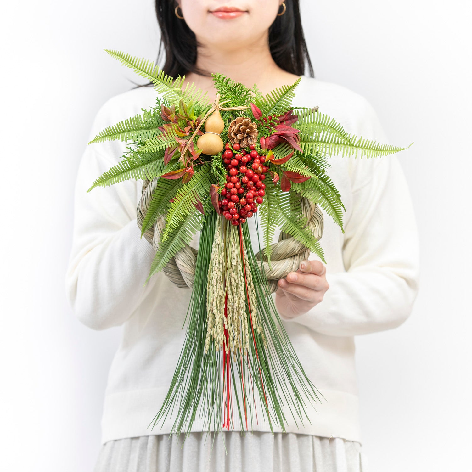 【数量限定】冬の枝ものでつくった正月飾り（生花）