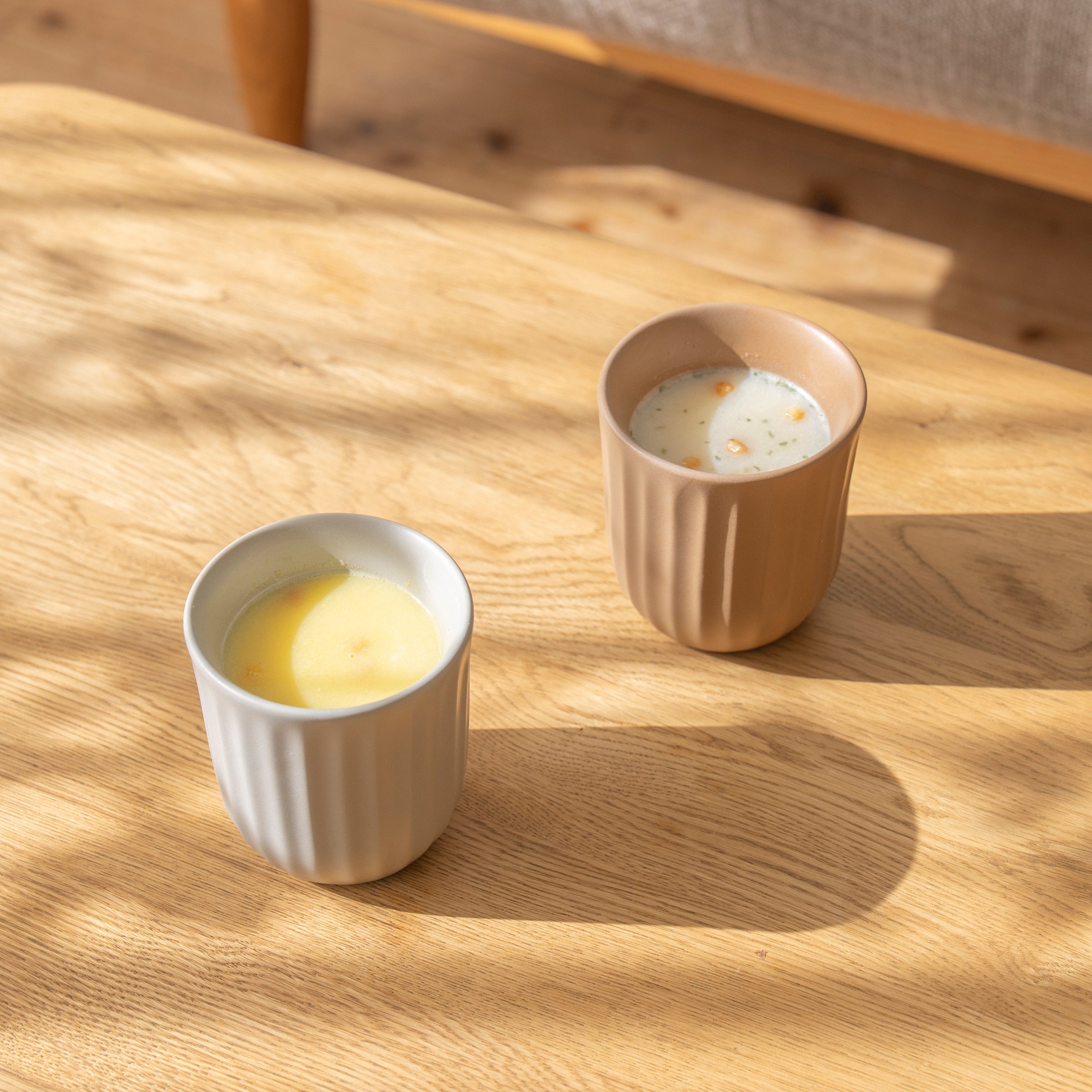 soune cup ｜ 飲みごろをキープする、自然な風合いの瀬戸焼ダブルウォールカップ