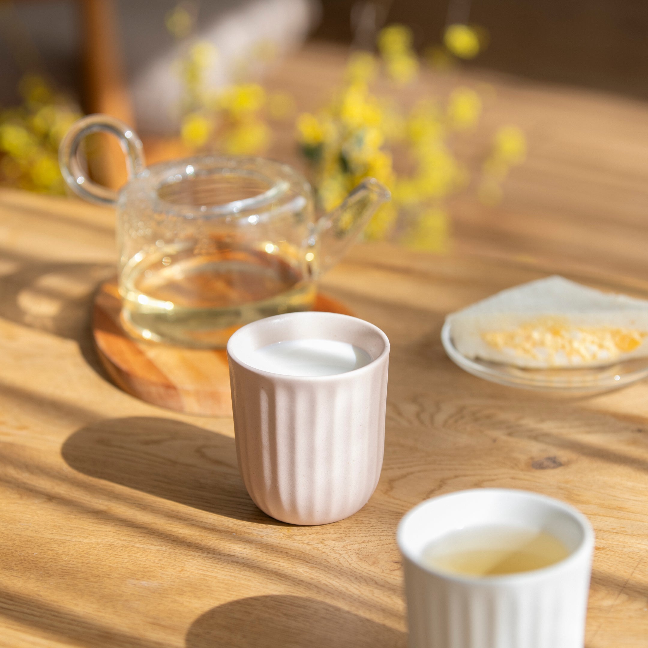 soune cup ｜ 飲みごろをキープする、自然な風合いの瀬戸焼ダブルウォールカップ