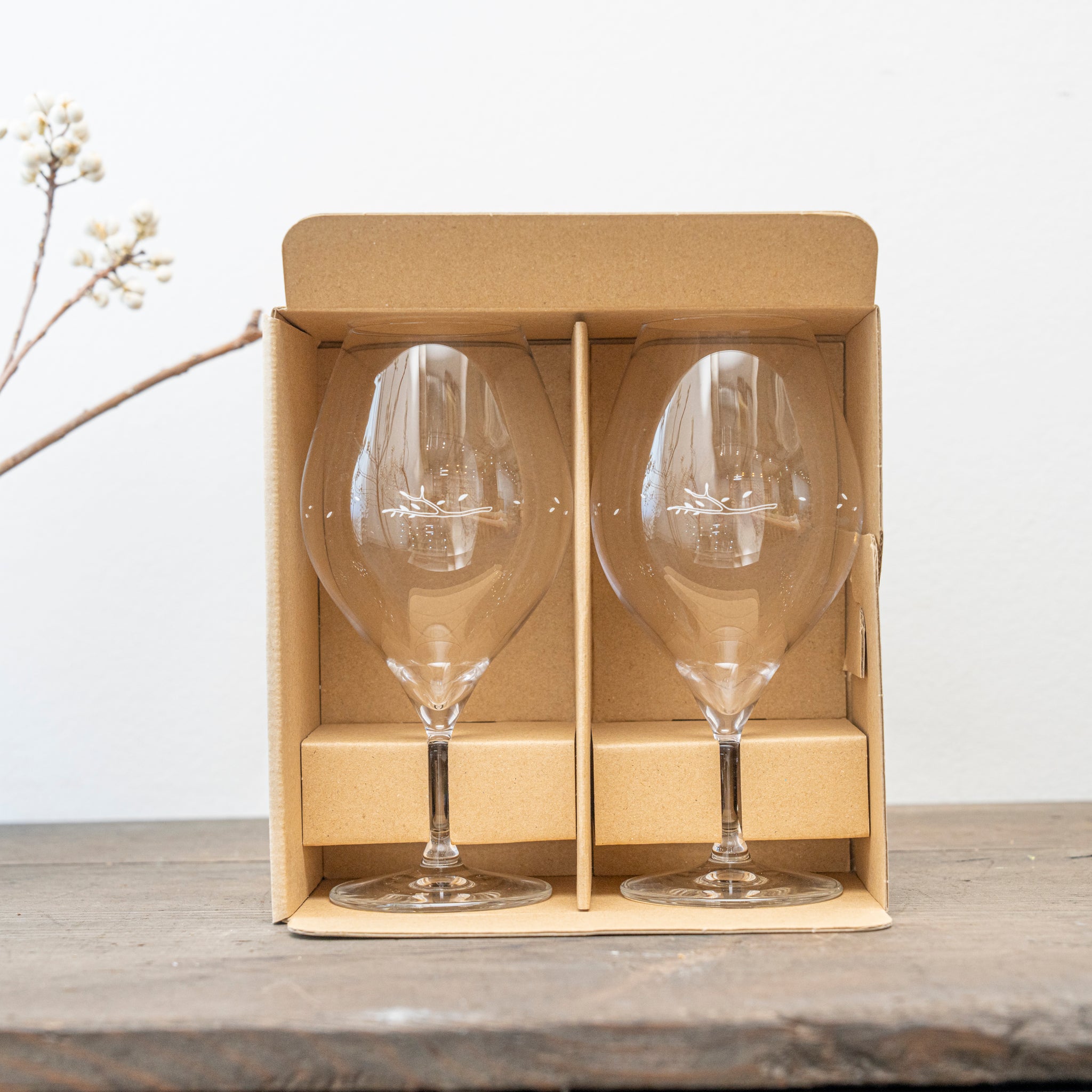 Floating Branch ｜ 枝ものが浮かぶ、SiKiTOオリジナルワイングラス