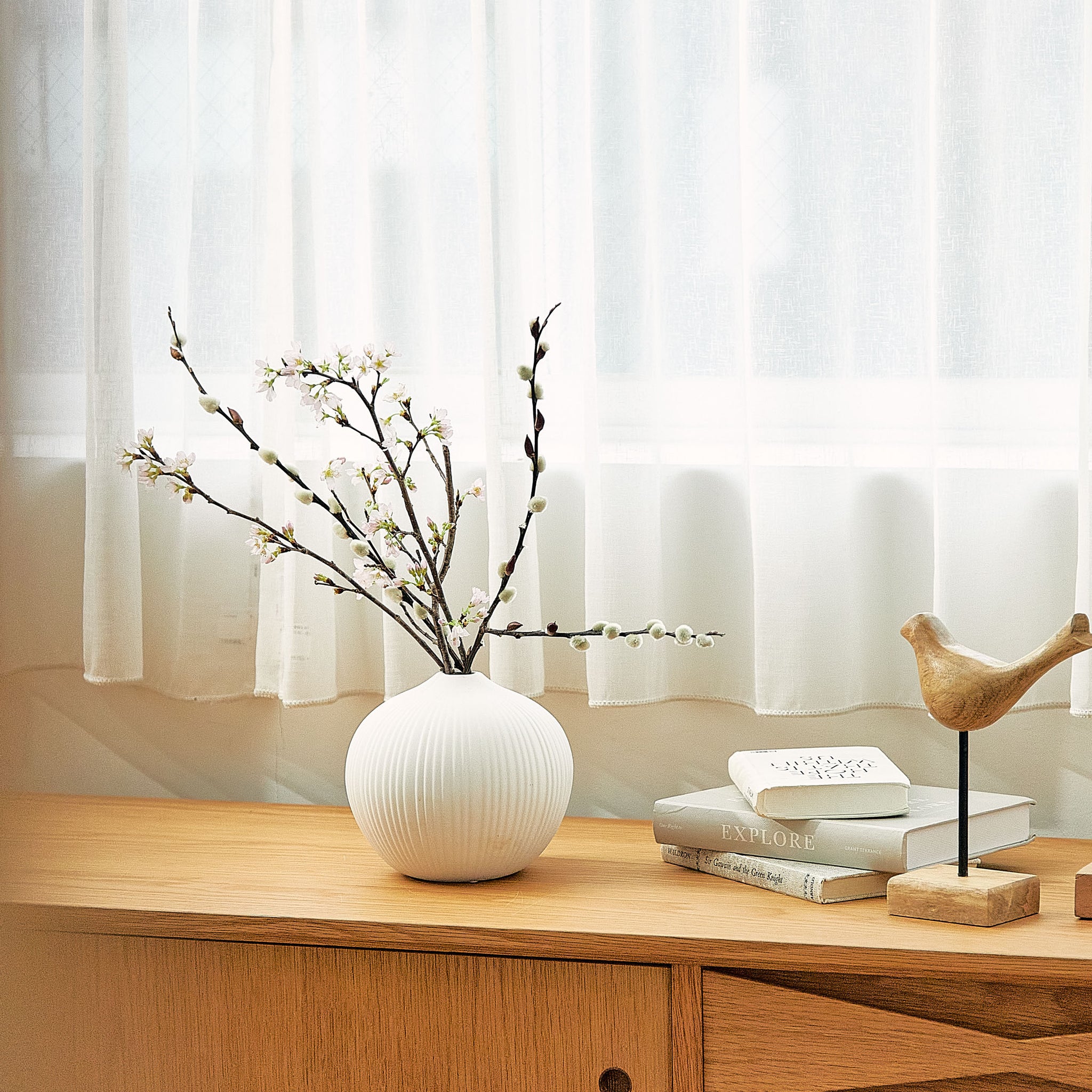 MASH ｜ まんまるフォルムのマットな花器