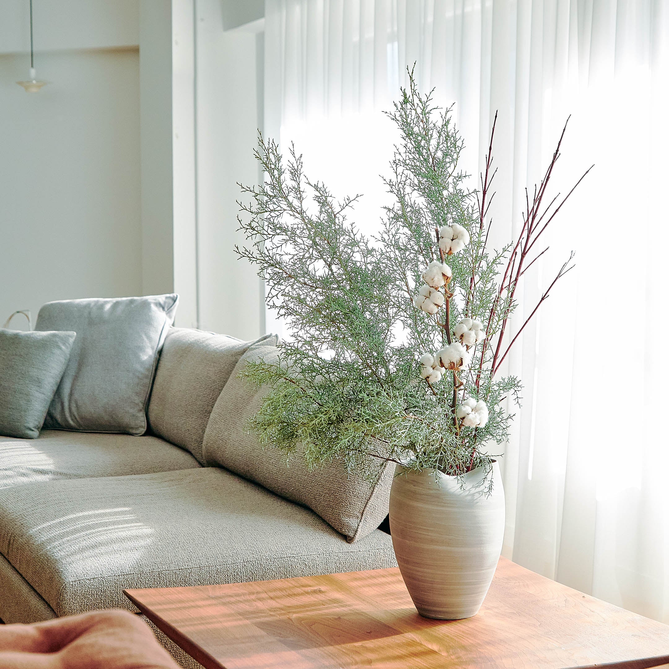 【先行販売】EDA POD ながれ ｜ 水替えしやすい壺型の枝もの花器