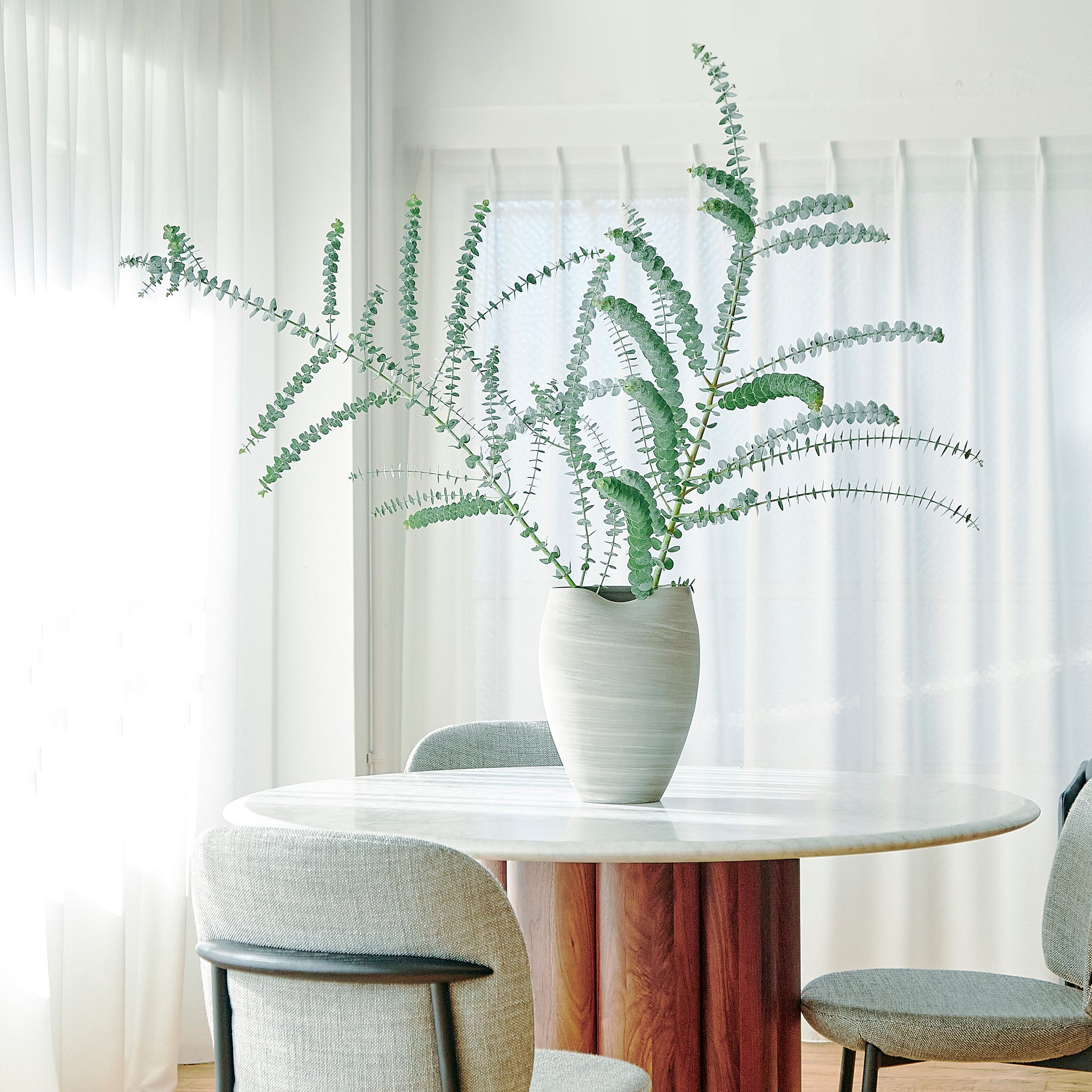 【先行販売】EDA POD ながれ ｜ 水替えしやすい壺型の枝もの花器