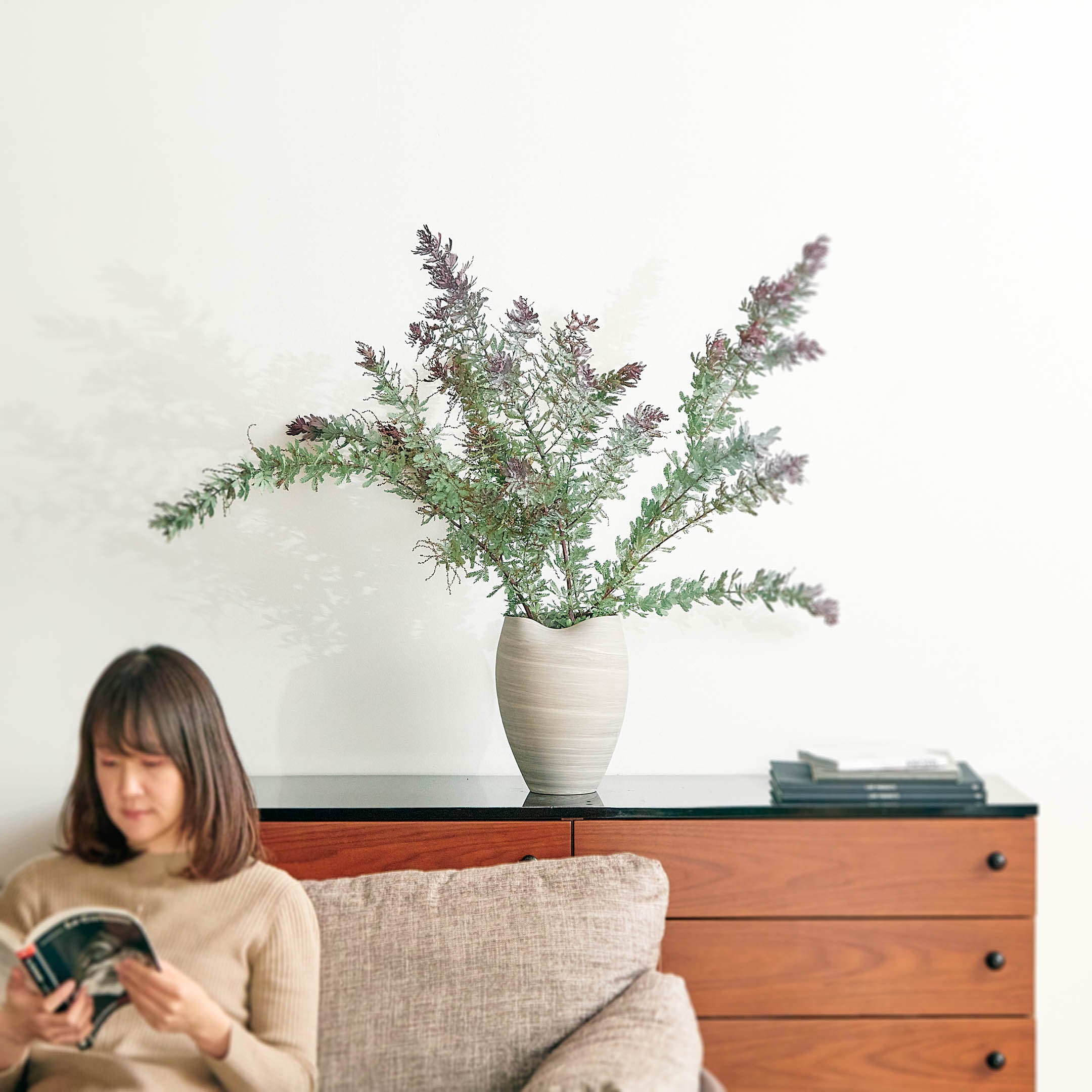 【先行販売】EDA POD ながれ ｜ 水替えしやすい壺型の枝もの花器