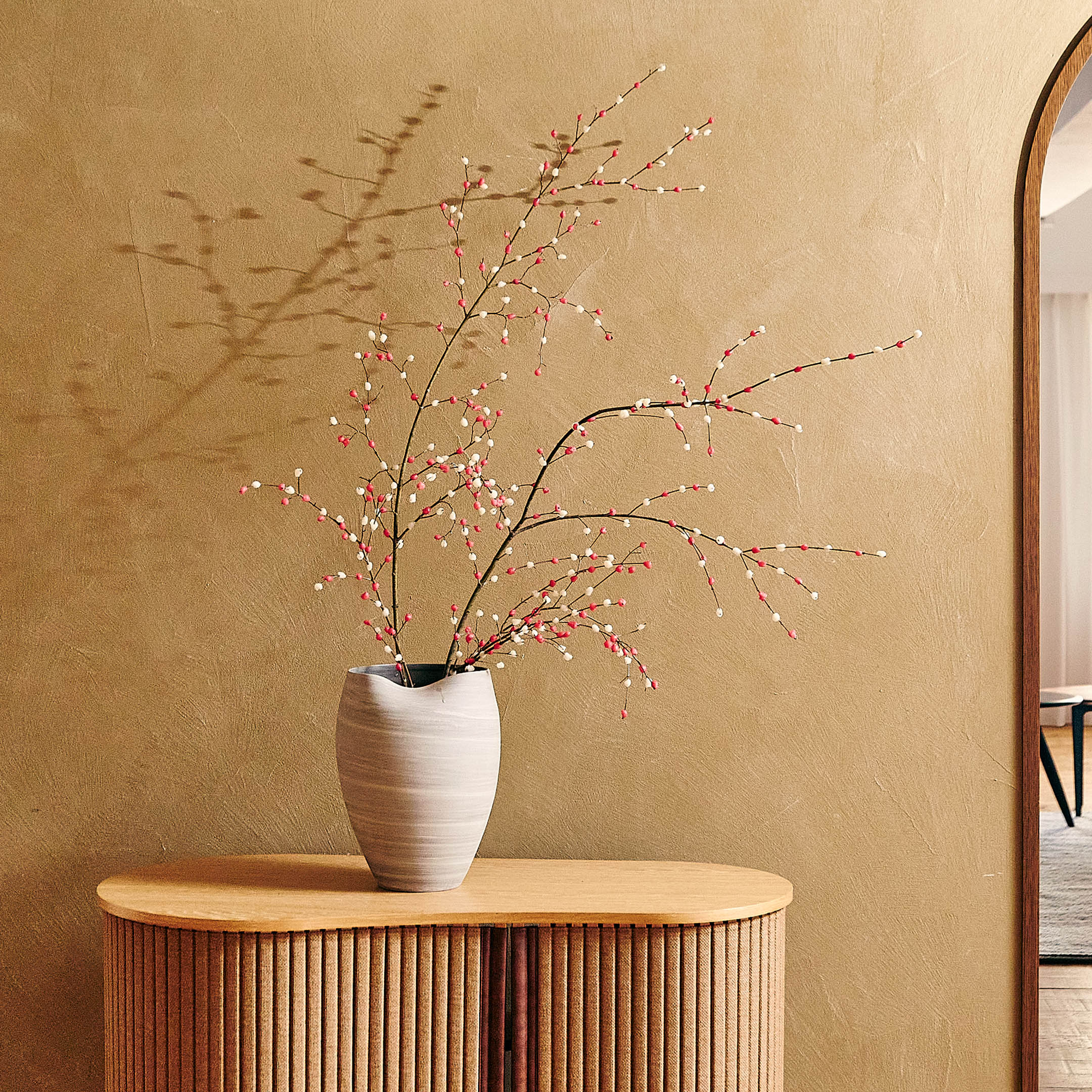 先行販売】EDA POD ながれ ｜ 水替えしやすい壺型の枝もの花器