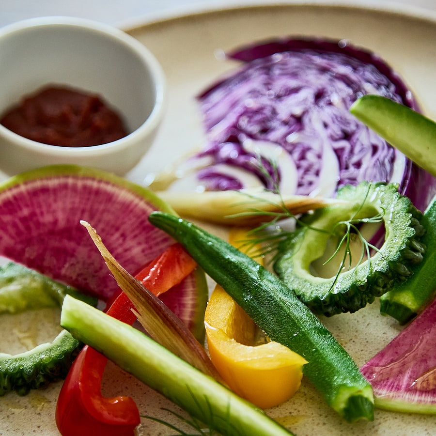季節野菜のバーニャカウダトマト味噌