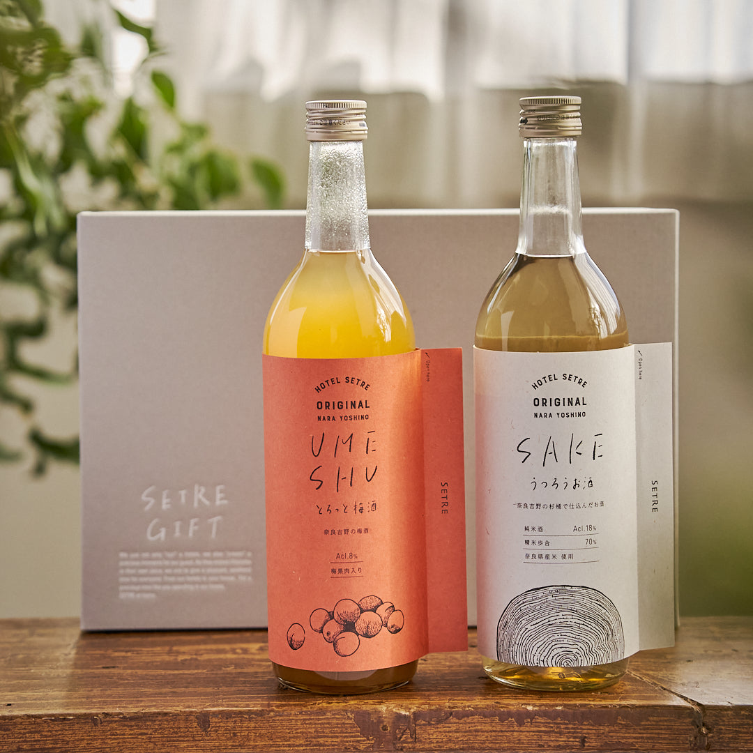 うつろうお酒ととろっと梅酒とギフトボックス