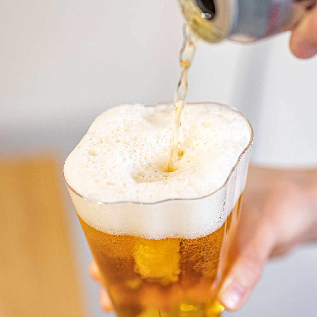 Cloud Beer Glass | Beer foam like clouds! A beer glass perfect for blue skies