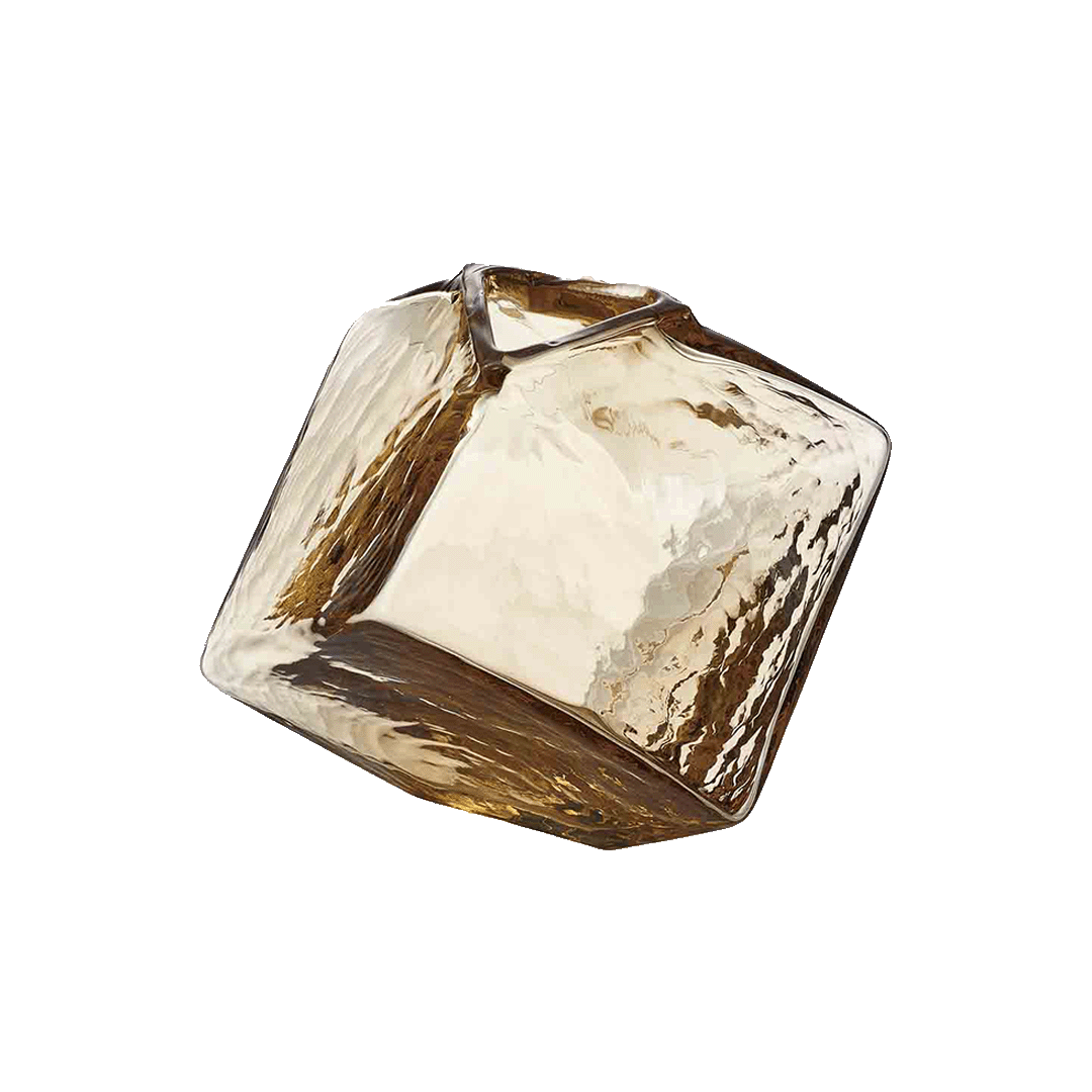 クーボ ｜ 清廉に輝く、四角いフラワーベース